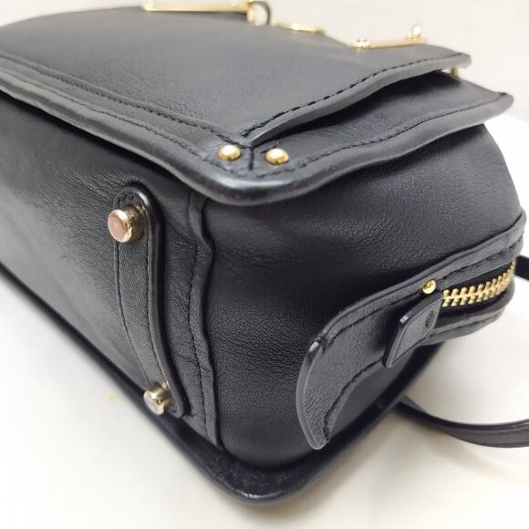 Coach Dreamer 21 Limited Edition Black Leather 2-Way Zipper Crossbody Bag - Picture 9 of 16